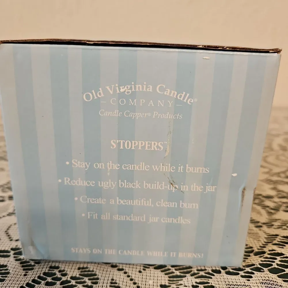 Old Virginia Candle Capper Acorns & Leaves Decor